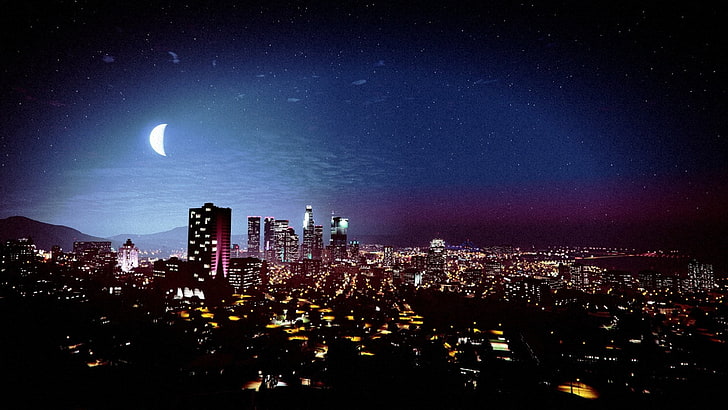 Night City Vs Los Santos  Ultra High Resolution by Michio-fl-chan
