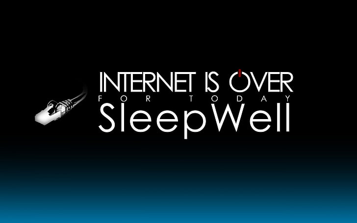 computers, funny, good night, humor, internet, quotes, sleep, HD wallpaper