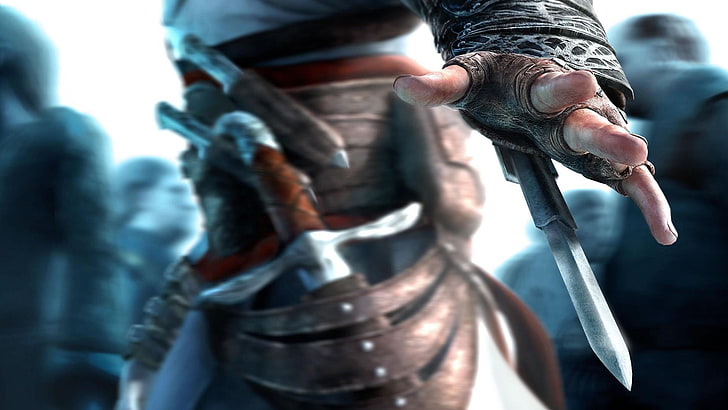 Assassin's Creed video game, Altaïr Ibn-La'Ahad, video games, HD wallpaper