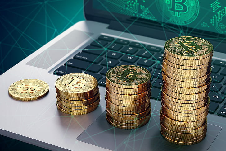 Technology, Bitcoin, Cryptocurrency, Money, HD wallpaper