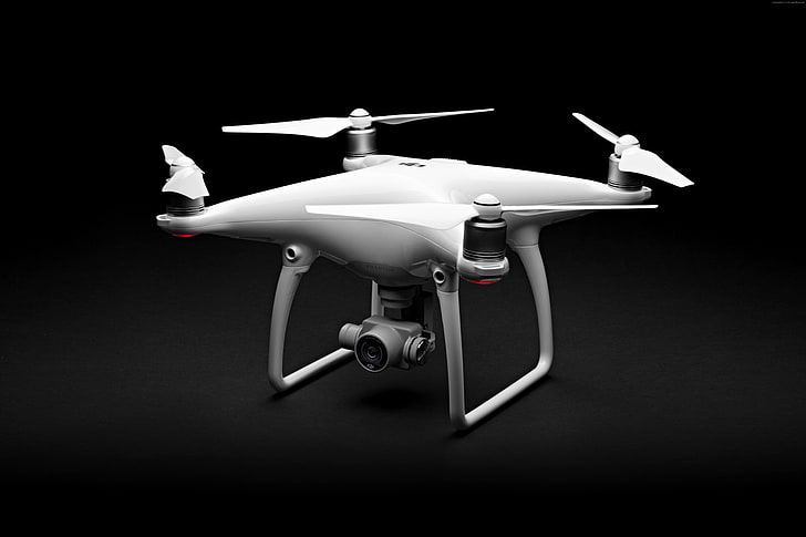quadcopter, DJI Phantom 4, review, test, drone, HD wallpaper