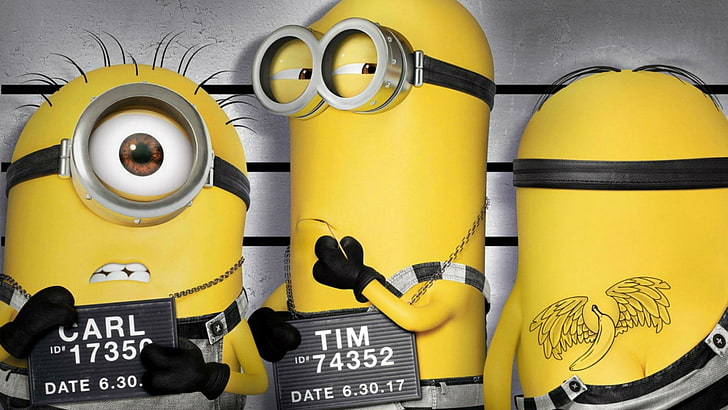 Movie, Despicable Me 3, Bob (Minions), Kevin (Minions), Stuart (Minions), HD wallpaper