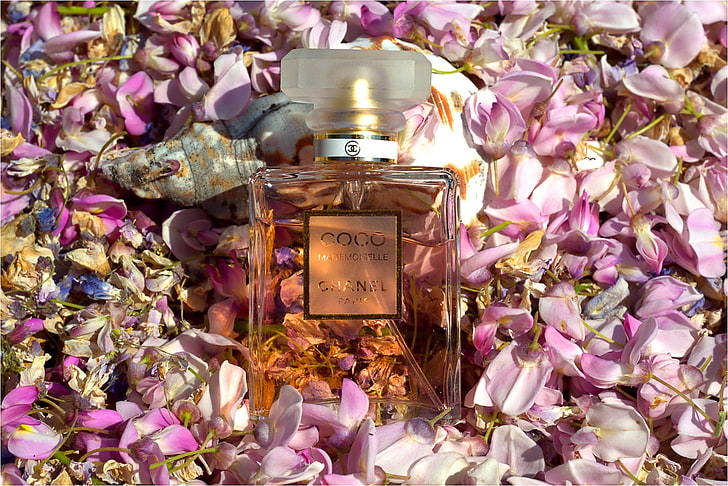 HD wallpaper: perfume, petals, Chanel