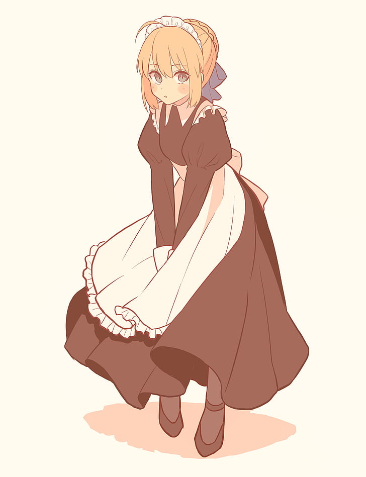 Fate Series, Fate/Stay Night, anime girls, blond hair, Saber