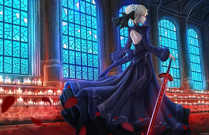 Hd Wallpaper Fate Series Fate Stay Night Saber Alter Wallpaper Flare