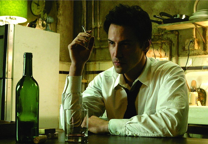 Movie, Constantine, John Constantine, Keanu Reeves, one person, HD wallpaper