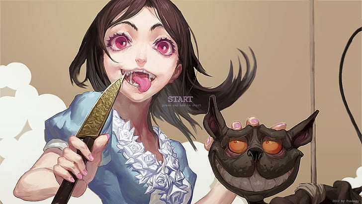 brown-haired woman illustration, Alice: Madness Returns, video games