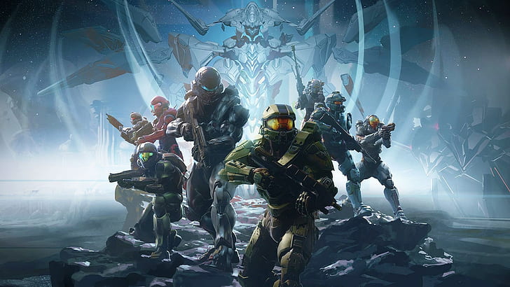 087, 104, 1920x1080 px, Blue Team, Fred, Halo, Halo 5: Guardians, HD wallpaper