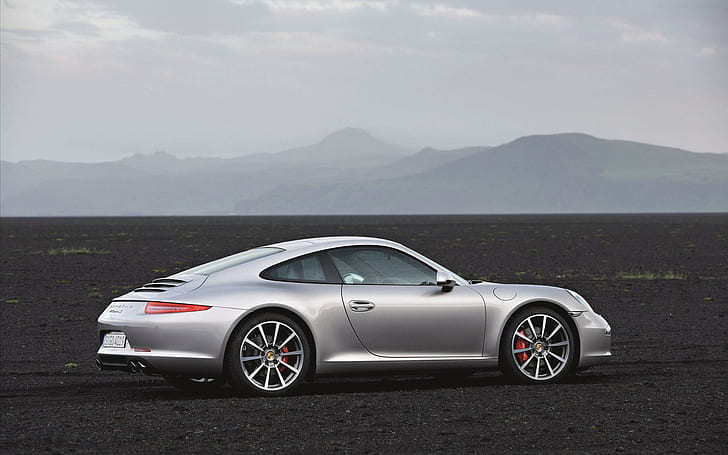 2014 Porsche 911, gray coupe, cars, 1920x1200, HD wallpaper