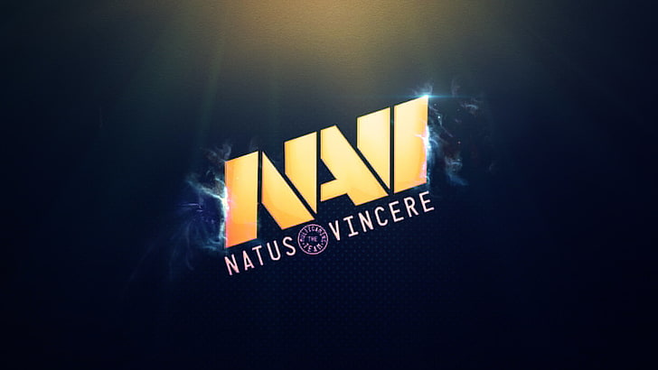 Natus Vincere logo, game, minimalism, team, Na`Vi, cs:go, backgrounds, HD wallpaper