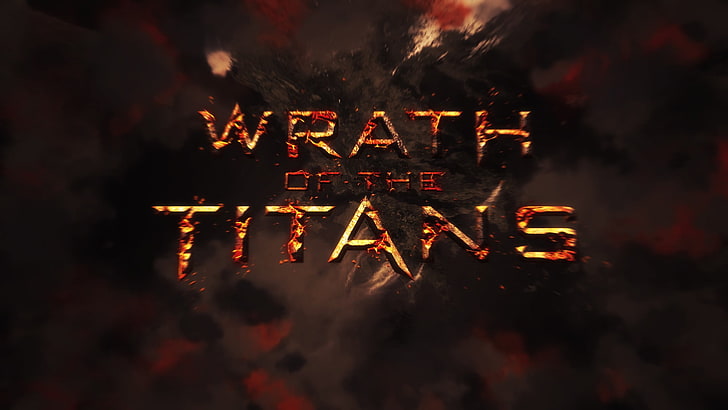 Wrath of the Titans digital wallpaper, movies, movie poster, illuminated
