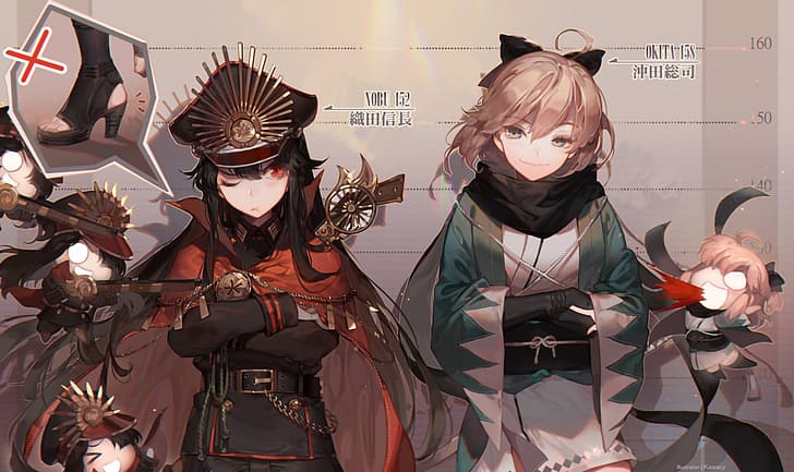 Fate/Grand Order, Oda Nobunaga, Souji Okita (Fate), 河CY