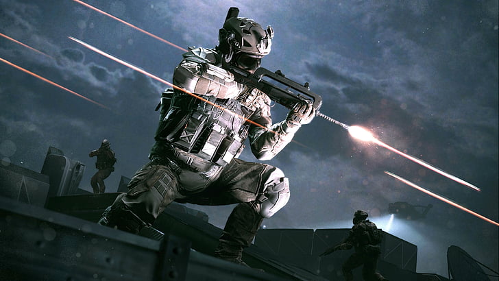 action, fighting, fps, futuristic, military, online, sci-fi, HD wallpaper