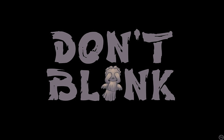 don't blink text, TV Show, Doctor Who, HD wallpaper