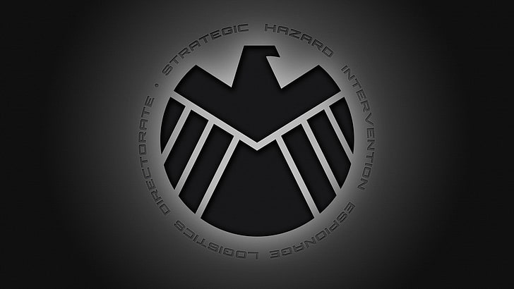 black bird logo, Agents of S.H.I.E.L.D., The Avengers, symbol, HD wallpaper