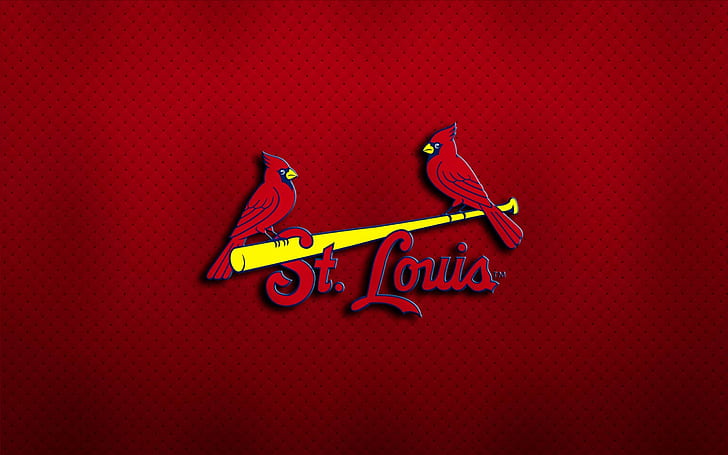 Baseball, St. Louis Cardinals, Emblem, Logo, MLB, HD wallpaper
