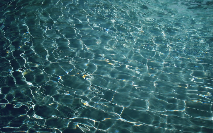 sea, water, clear water, HD wallpaper