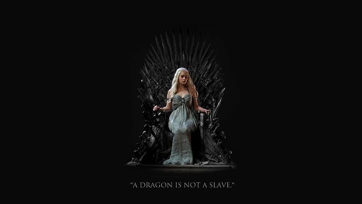 quote, Daenerys Targaryen, Iron Throne, TV, Emilia Clarke, Game of Thrones