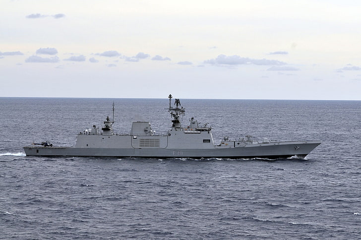 warship, frigates, Shivalik Class, Indian-Navy, transportation, HD wallpaper