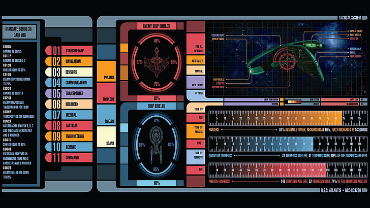 Star Trek, LCARS, technology, music, arts culture and entertainment, HD wallpaper
