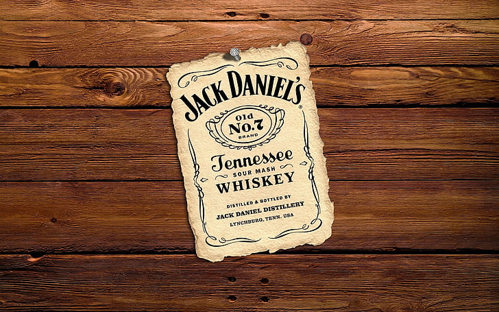 Jack Daniel's Old No. 7 Tennessee Whiskey poster, paper, tree, HD wallpaper