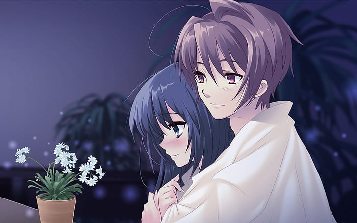 HD wallpaper: Anime Boy And Girl, Anime / Animated, couple | Wallpaper Flare