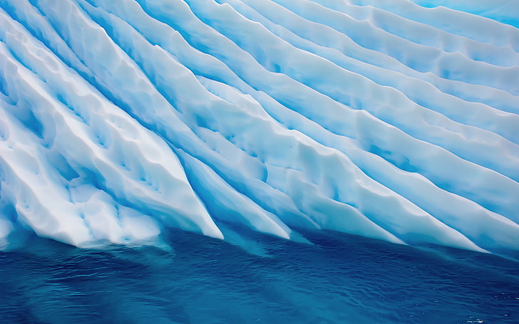Arctic, ice, glaciers, no people, close-up, nature, cold temperature, HD wallpaper