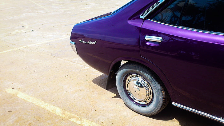 purple muscle car, Corona, mode of transportation, motor vehicle, HD wallpaper