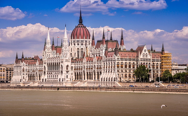 Parliament of Budapest, Hungary, Europe, City, Travel, Style, HD wallpaper