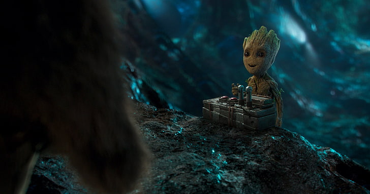baby Groot movie still, Guardians of the Galaxy Vol. 2, representation, HD wallpaper