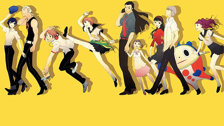 Persona, Persona 4, Chie Satonaka, Kanji Tatsumi, Nanako Dojima, HD wallpaper