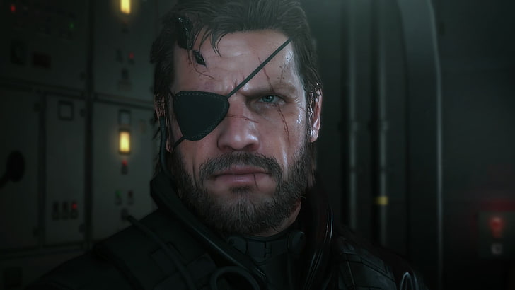 men's black top, Metal Gear Solid V: The Phantom Pain, Venom Snake
