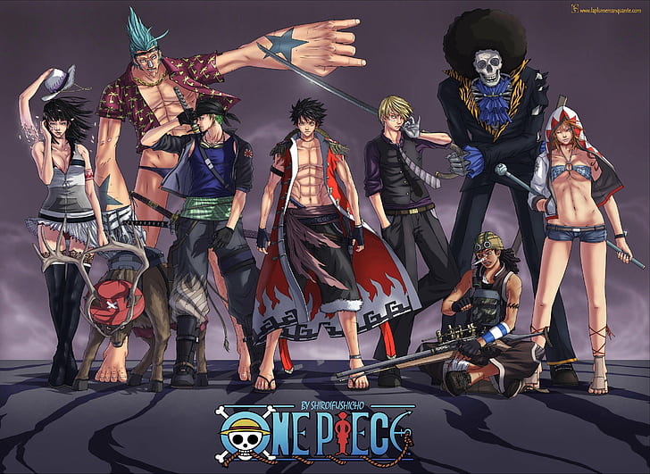 One Piece, anime, crew, girl, phone, straw hats, studio, swag, HD phone  wallpaper | Peakpx
