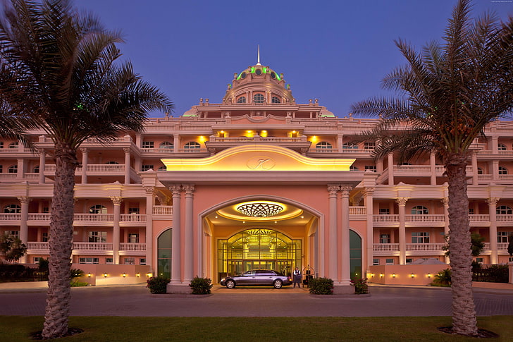 travel, resort, Kempinski Hotel and Residences Palm Jumeirah, HD wallpaper