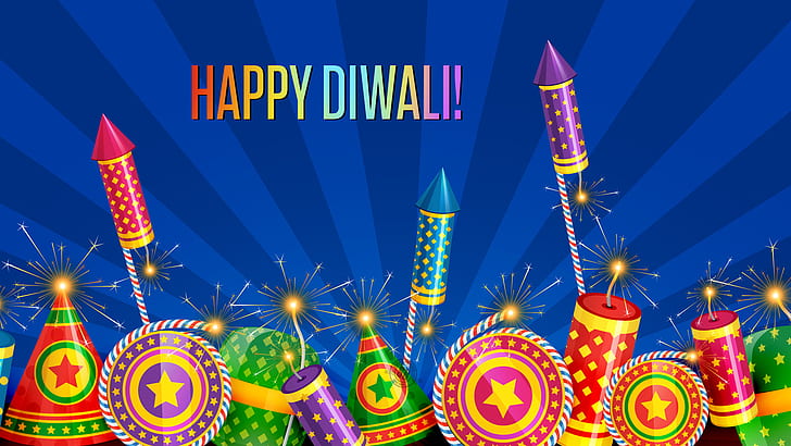 HD wallpaper: Happy Diwali Celebration Greeting Card For In India 1920×1080  | Wallpaper Flare