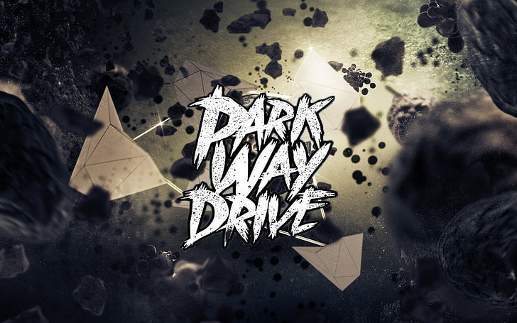 Park Way drive text wallpaper, black, Parkway  Drive, fan art