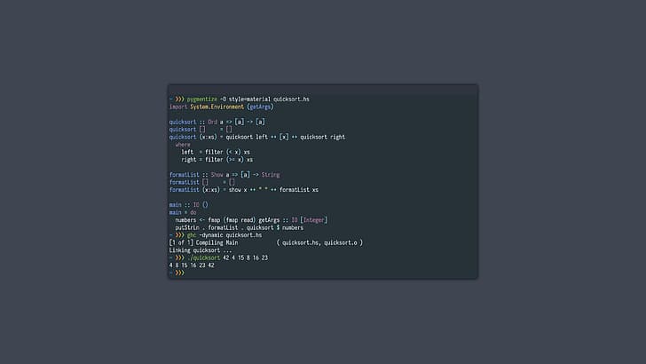programming language, code, minimalism, syntax highlighting, HD wallpaper