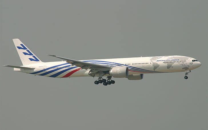 Boeing 777, aircraft, 777-300ER, HD wallpaper