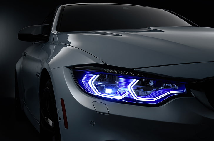 BMW Xenon Headlights, black vehicle digital wallpaper, Cars, Modern