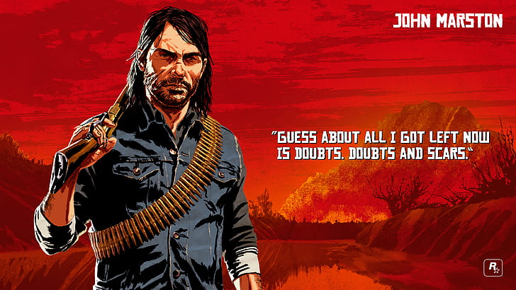 Red Dead, Red Dead Redemption 2, John Marston, HD wallpaper