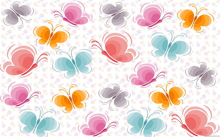 HD wallpaper: Butterfly pattern vector background | Wallpaper Flare