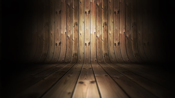 brown wooden flooring, texture, wood - material, dark, indoors, HD wallpaper