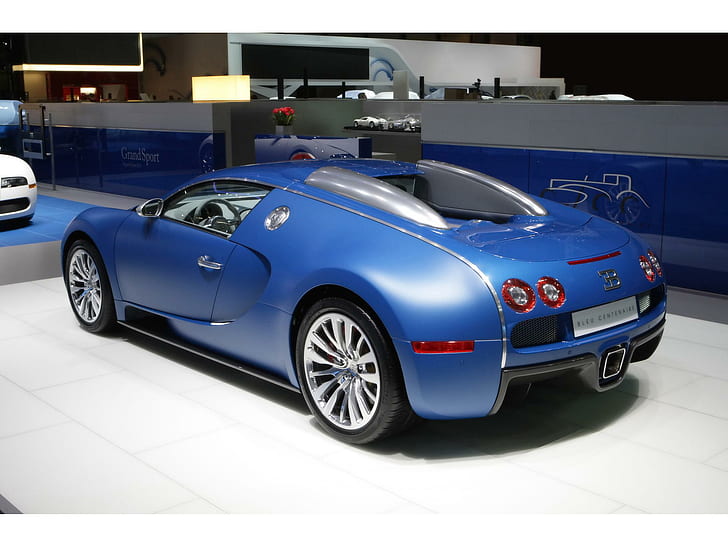 Bugatti Mansory Veyron Linea VincerÃ², 2009 bugatti veyron bleu centenaire exterior, HD wallpaper