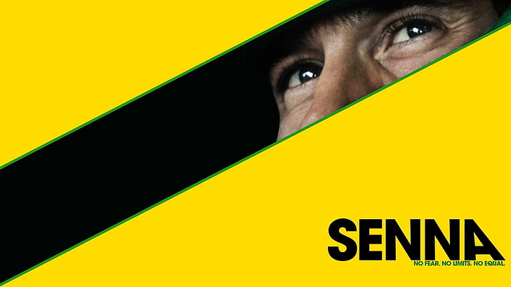 Formula 1, Ayrton Senna, yellow, human body part, close-up, HD wallpaper