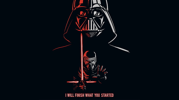 HD wallpaper: Darth Vader Kylo Ren Quotes 5K, black background, no people,  copy space | Wallpaper Flare