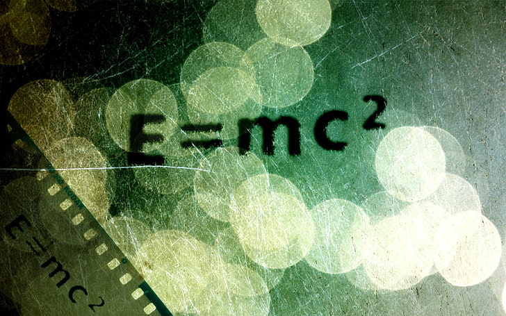 E=mc2 text print, Misc, Math, Abstract, Artistic, Digital Art