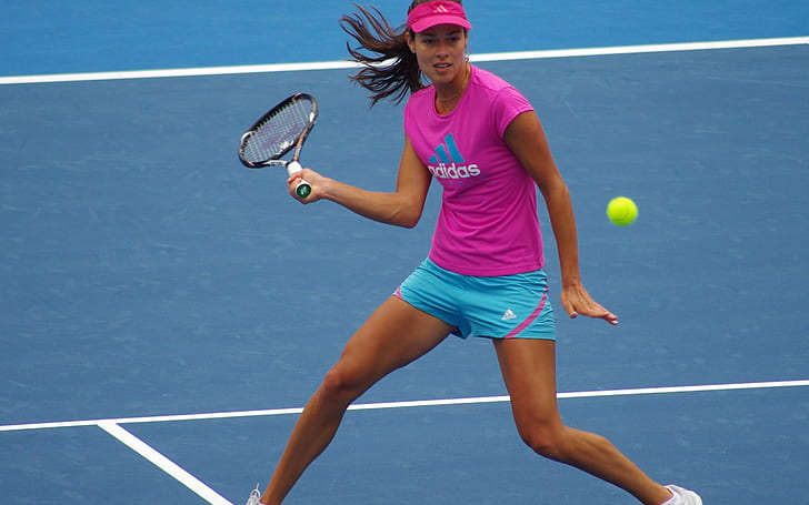 Ana Ivanovic Practicing, adidas, young, tennis