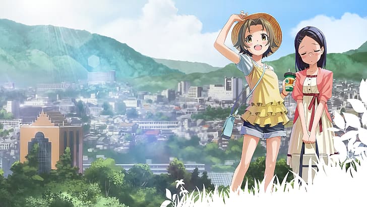 Anime Yama no Susume HD Wallpaper by にゃー