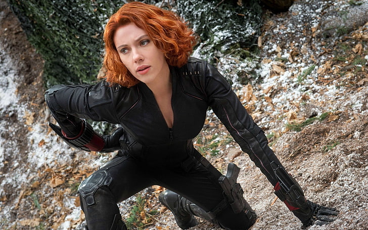 women, Scarlett Johansson, redhead, Avengers: Age of Ultron, HD wallpaper