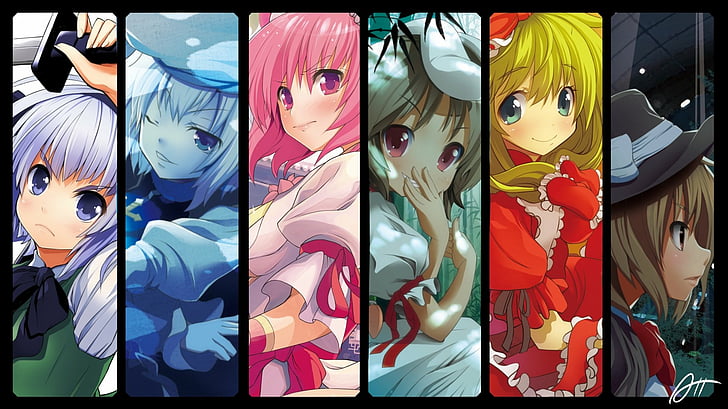 Anime, Touhou, Hina Kagiyama, Kasen Ibaraki, Letty Whiterock, HD wallpaper